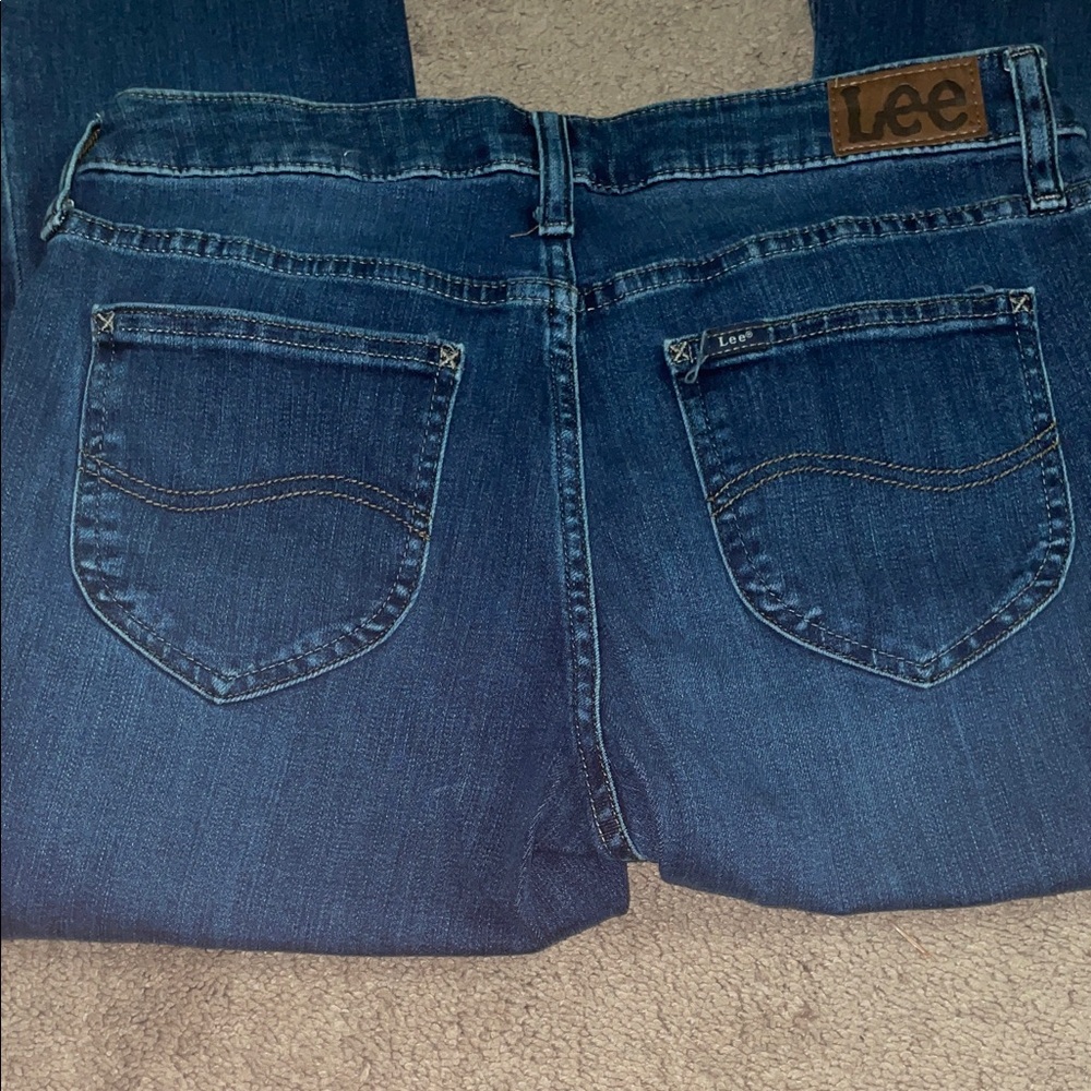 Lee Women's Dark Blue Boot Cut Jeans - Picture 3 of 3
